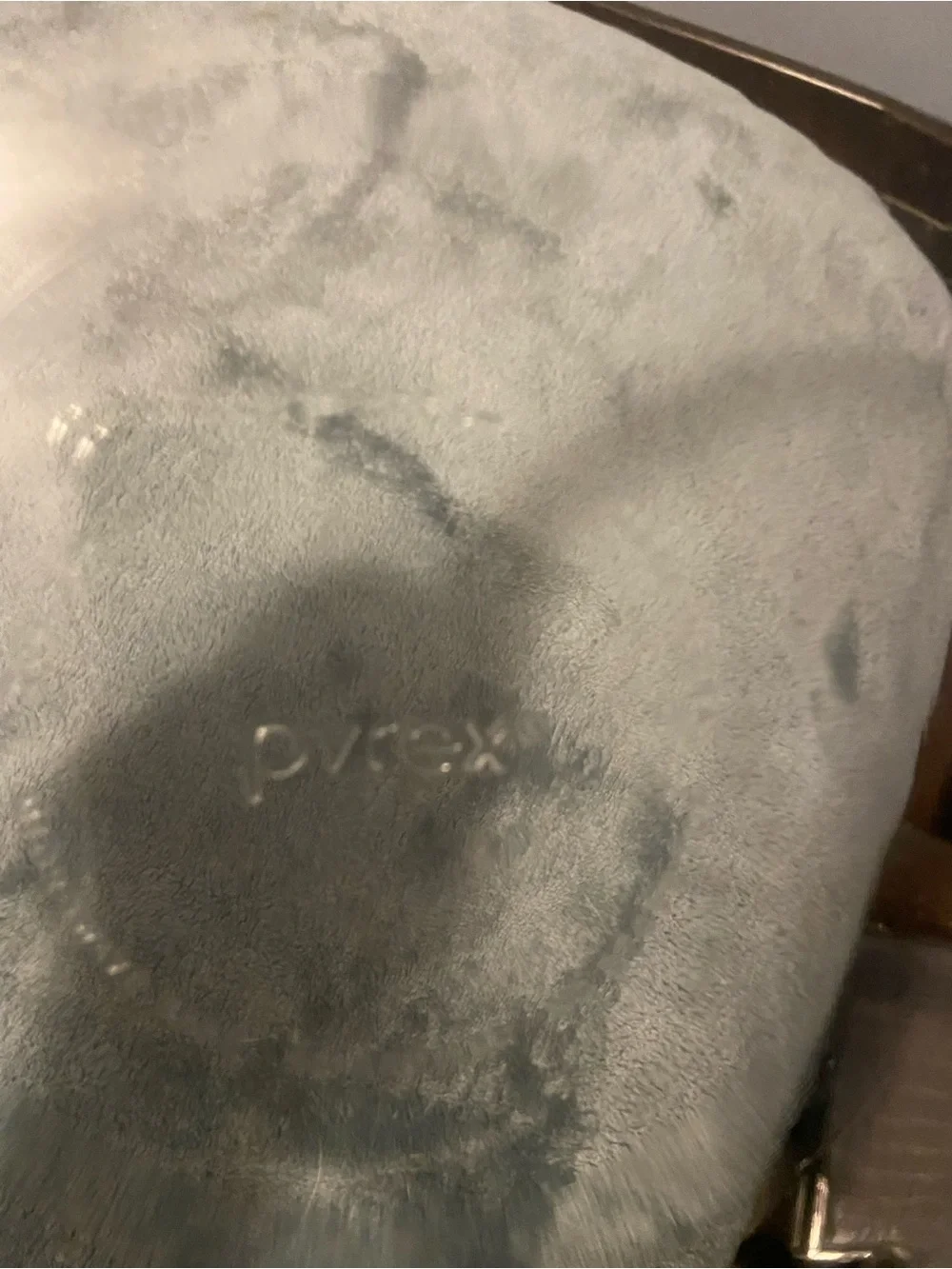 Pyrex Clear Glass Round Serving Platter